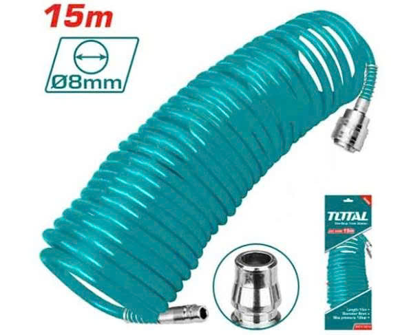 Cuộn ống hơi 15m Total THT11151-3, đường kính ngoài 8mm