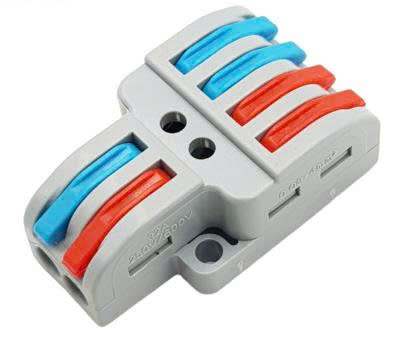 Cút nối dây điện LT-422, 32A ,250V/600V (2 đầu vào 4 đầu ra), khác màu