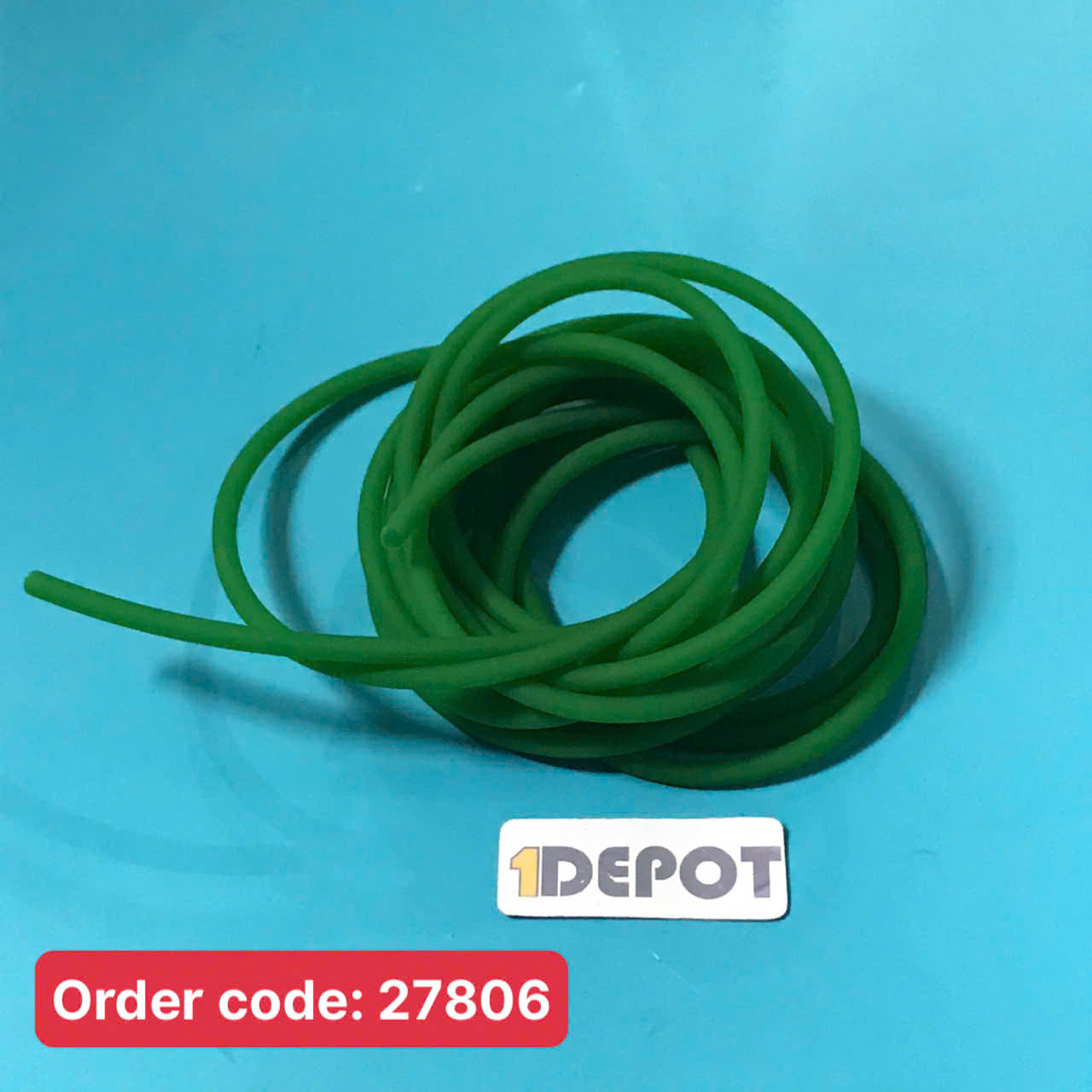Dây PU tròn đặc 6mm Màu Xanh Lá