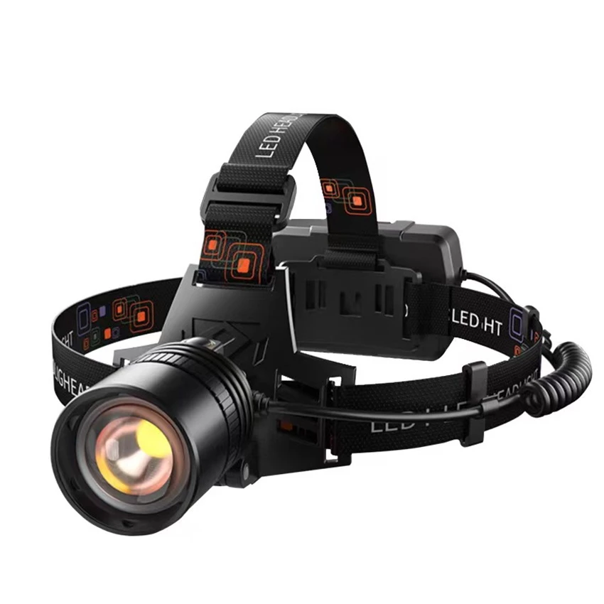 Đèn pin đội đầu PINMU 1, bóng LED chiếu xa 270m, zoom xa gần, chống thấm nước