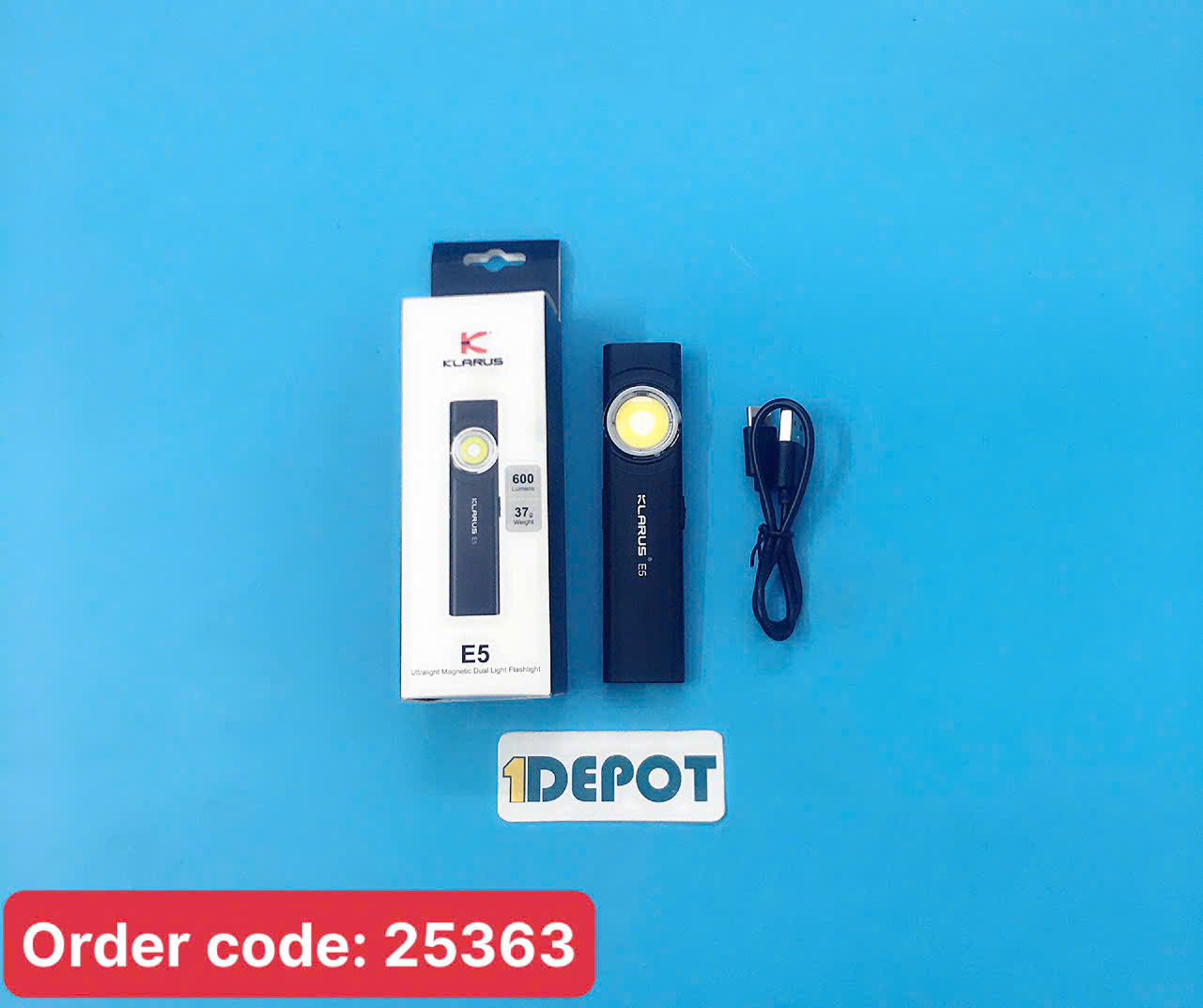 Đèn pin mini KLARUS KLAE5 độ sáng 600 lumens
