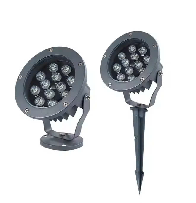 Đèn rọi ngoài trời chiếu cây, cắm cỏ 9w, IP66, ánh sáng trung tính
