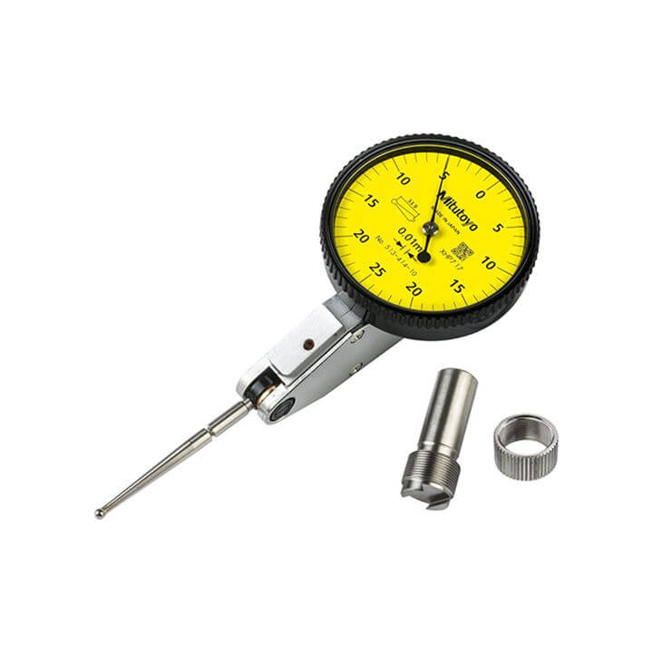 Đồng hồ so chân gập Mitutoyo 513-477-10E, dải đo 0-1mm/ độ chia 0.01mm (Đầu ruby)