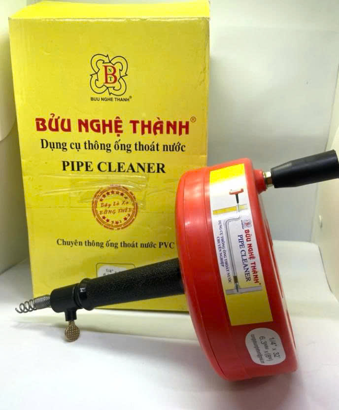 Dụng cụ thông cống dây lò xo Bửu Nghệ Thành 10m