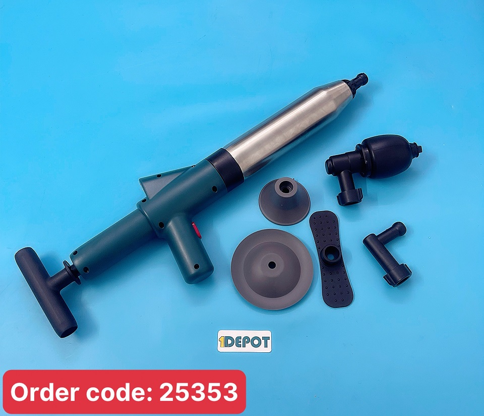 Dụng cụ thông tắc cống, bồn cầu bằng khí nén Zento Pro56