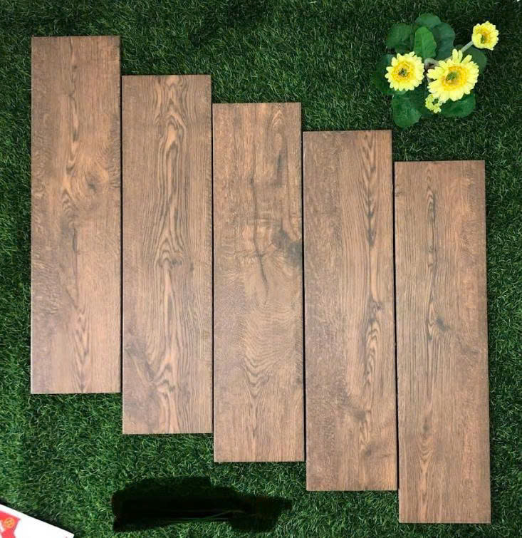 Gạch lát nền  Prime 9540, 150x600mm, màu giả gỗ