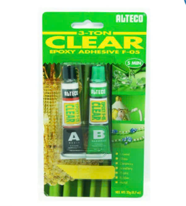 Keo dán AB đa năng Alteco Clear Epoxy 20g, màu trong suốt