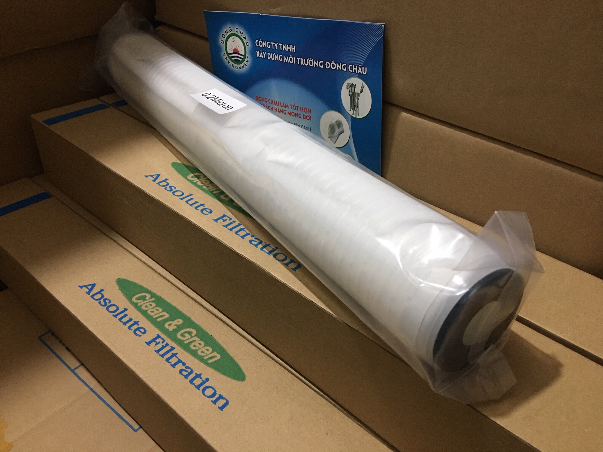 Lõi giấy xếp Clean&Green 0.2 micron 20 inch DOE