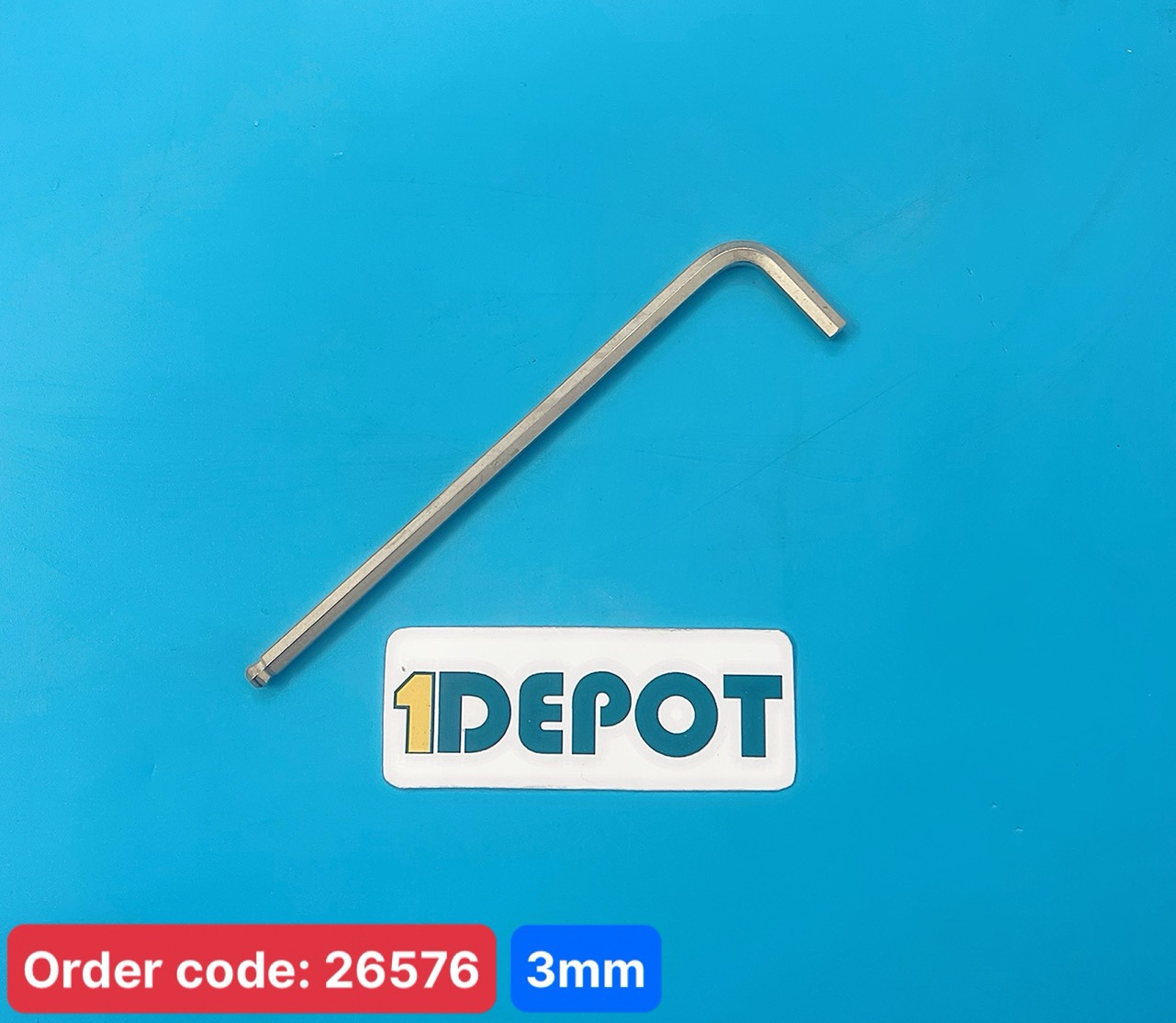 Lục giác bi BONDHUS 38056, đầu bi xi vàng 14k, 3mm