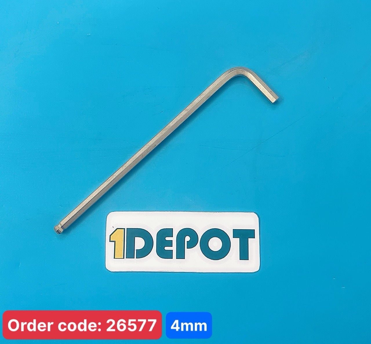 Lục giác bi BONDHUS đầu bi xi vàng 14k 38060, 4mm