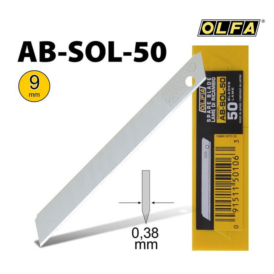 Lưỡi dao Olfa AB-SOL-50 (9mm)