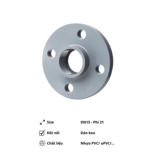 Mặt bích nhựa Ø34 – DN25