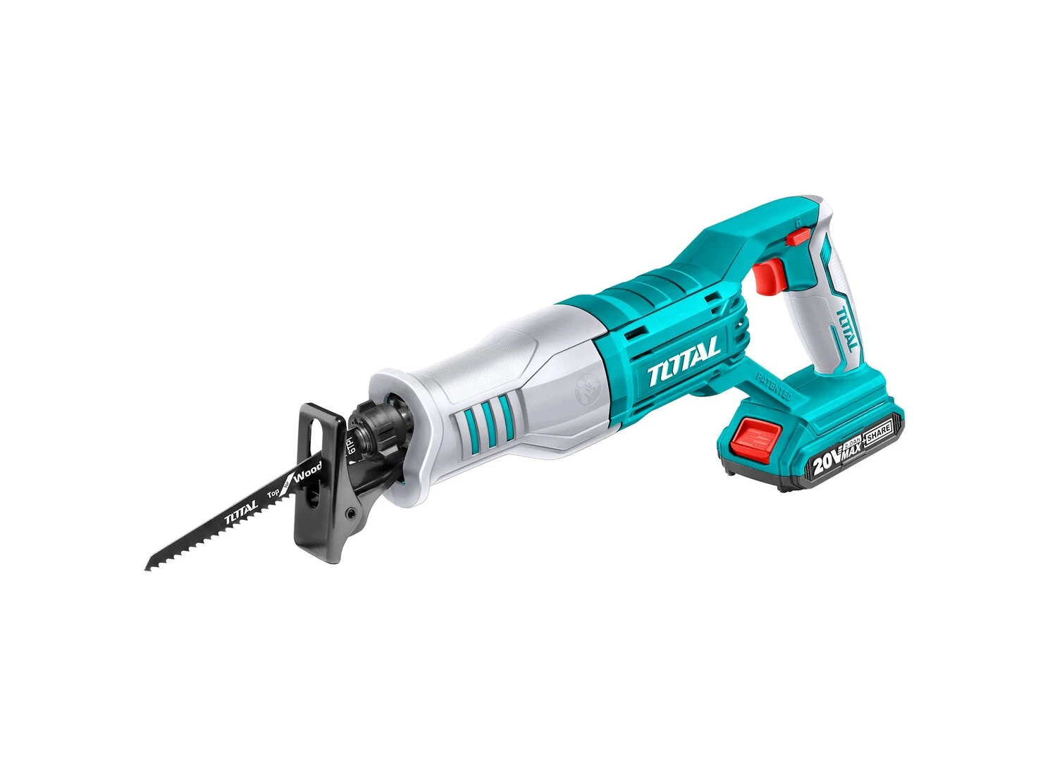 Máy cưa kiếm dùng pin TOTAL TRSLI1151, 20V (chỉ thân máy)