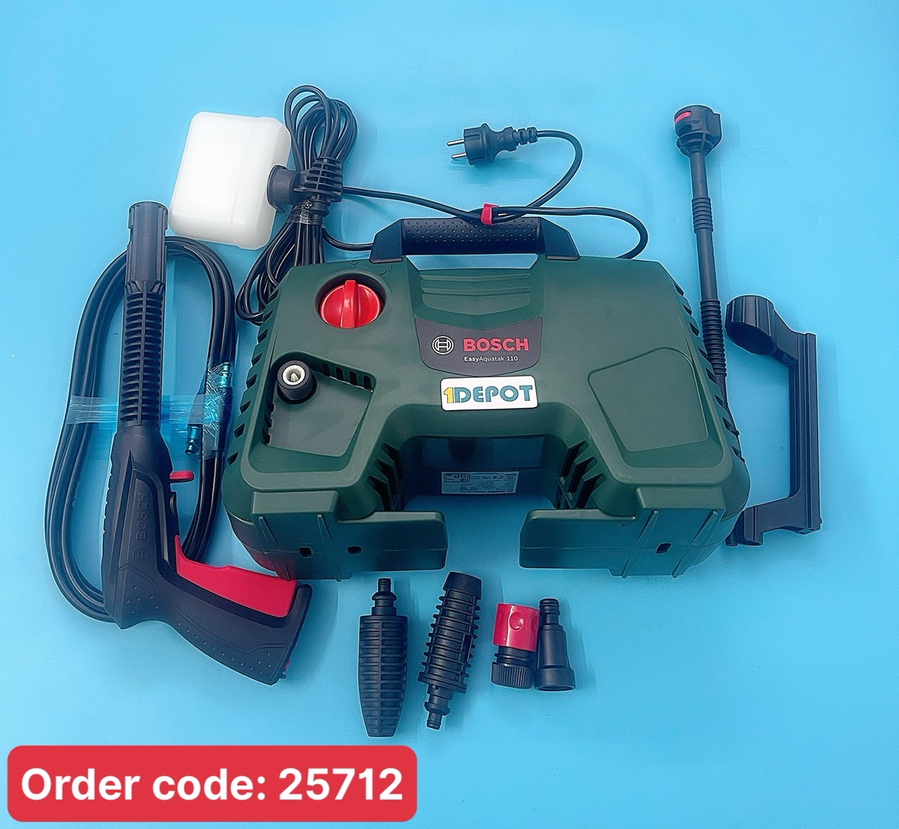 Máy phun xịt rửa áp lực cao Bosch Easy Aquatak110, 06008A7FK0, 1300 W, 110 bar