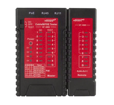 Máy test cáp mạng và đo kiểm POE NOYAFA NF-468S