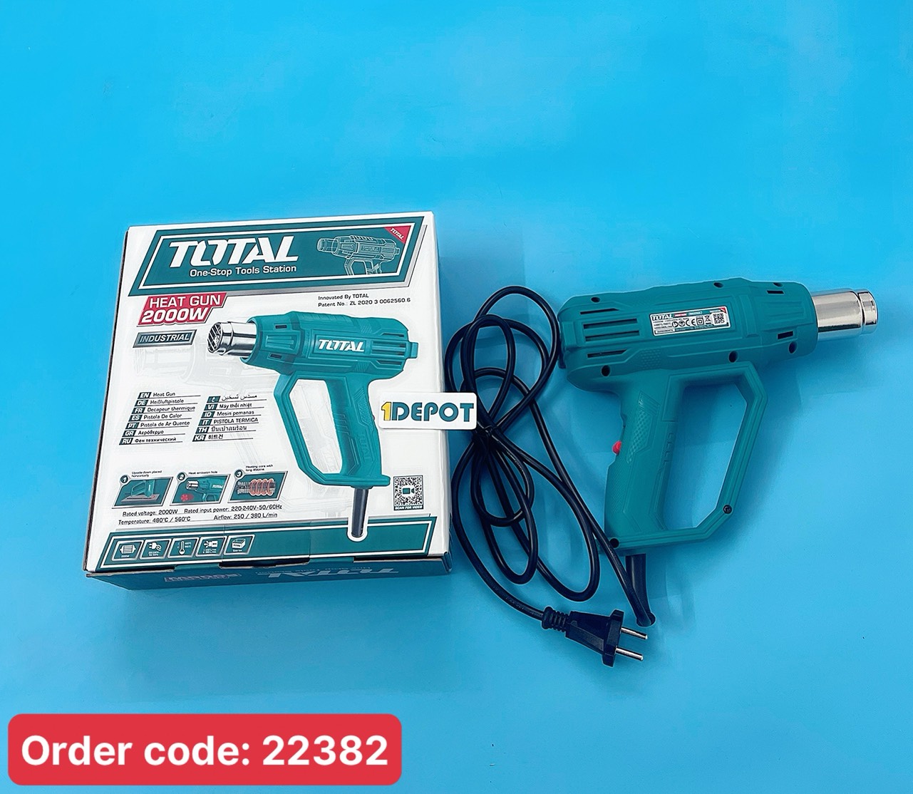 Máy thổi hơi nóng 2000W Total TB20036