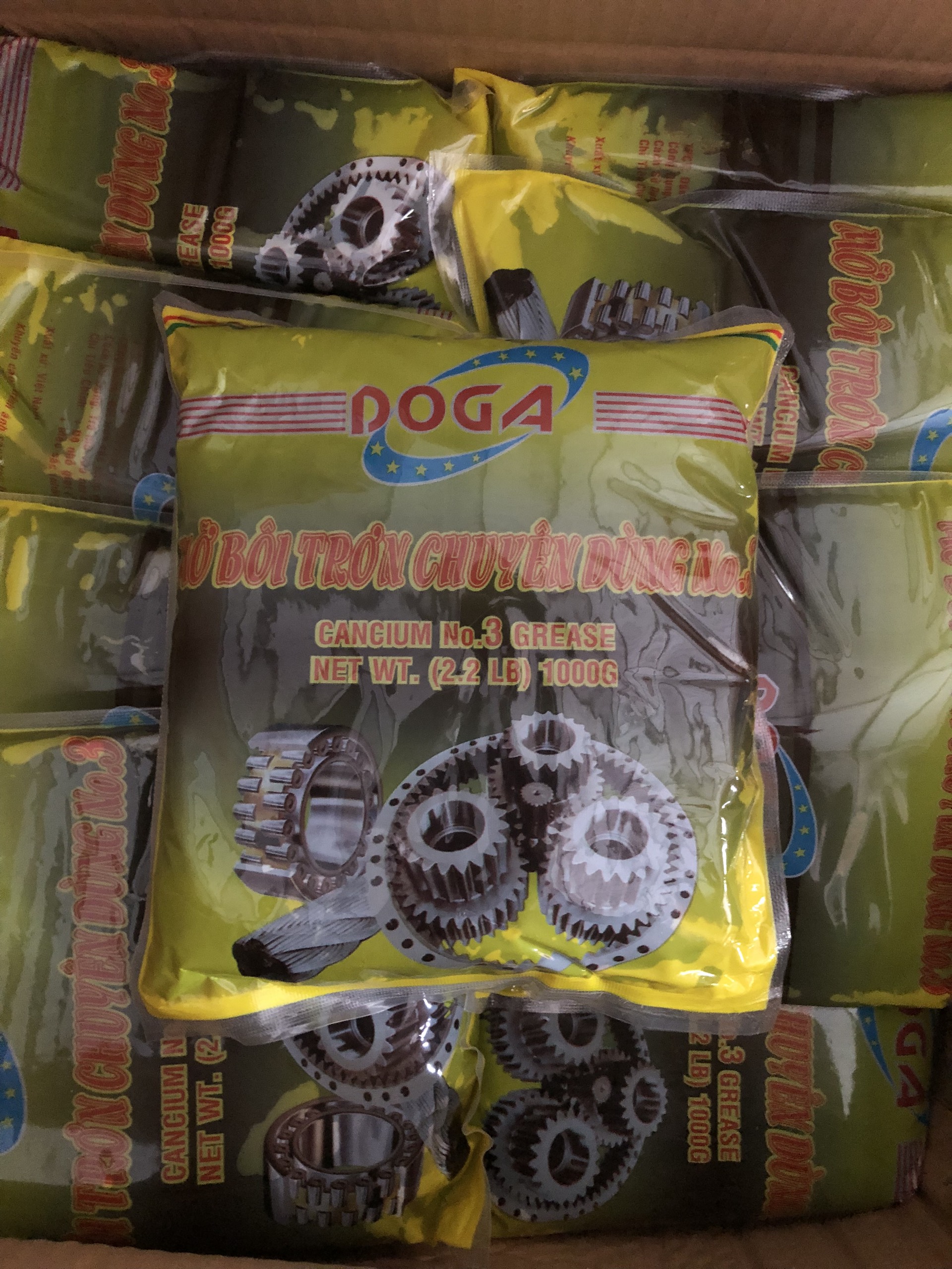Mỡ bôi trơn chuyên dụng NO.3 DOGA ( túi 1kg)