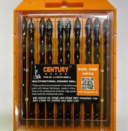 Mũi khoan đa năng 4 cạnh 6mm Century LU-MKDN-6MM