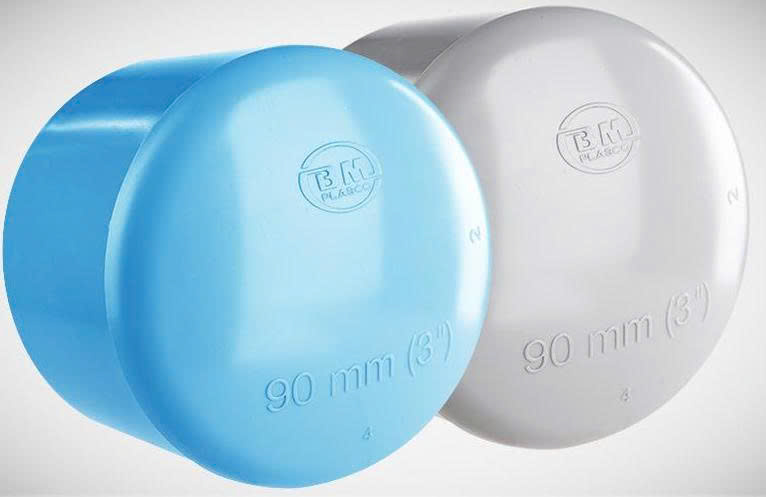 Nắp khóa, bịt đầu ống 60 D nhựa cứng PVC-U Nhựa Bình Minh