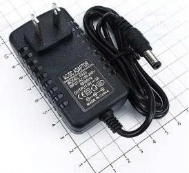 Nguồn Adapter 9V 3A Đầu DC 5.5x2.5mm, dài 1m, 2 chân dẹt Mỹ