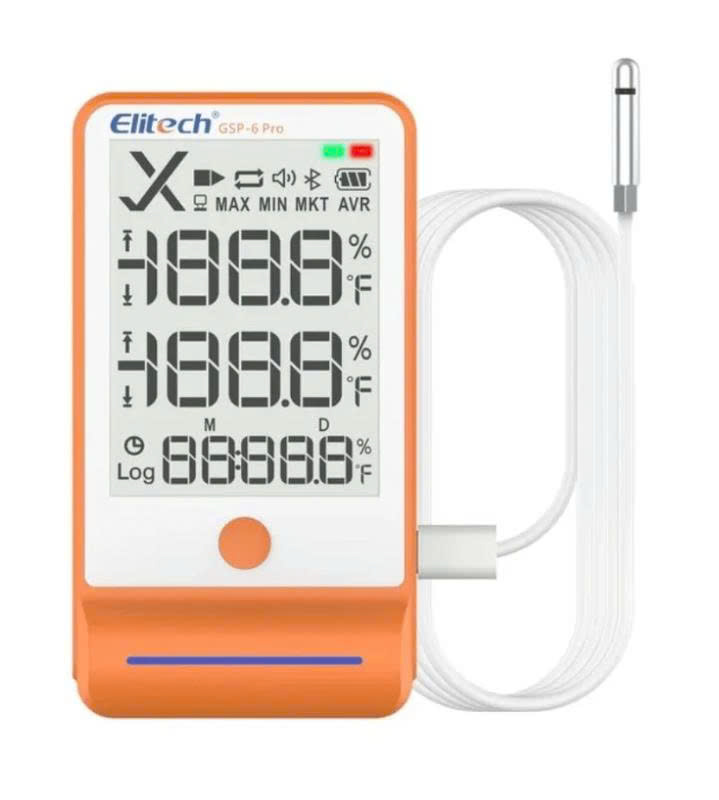 Nhiệt ẩm kế tự ghi Elitech GSP-6Pro (Bộ nhớ 100.000 điểm ghi)
