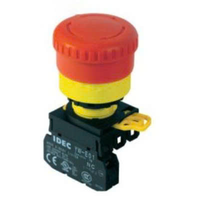 Nút dừng khẩn cấp nhấn nhả IDEC YW1B-V4E11R 1NO+1NC 22mm, màu đỏ