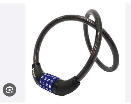 Ổ khóa dây mật mã 4 số TONYON TY4271, 900mm