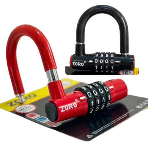 Ổ khóa mật mã 4 số ZORO dang chữ U