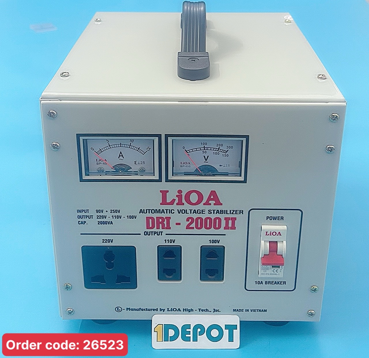 Ổn áp lioa 2kva  LiOA DRI-2000II