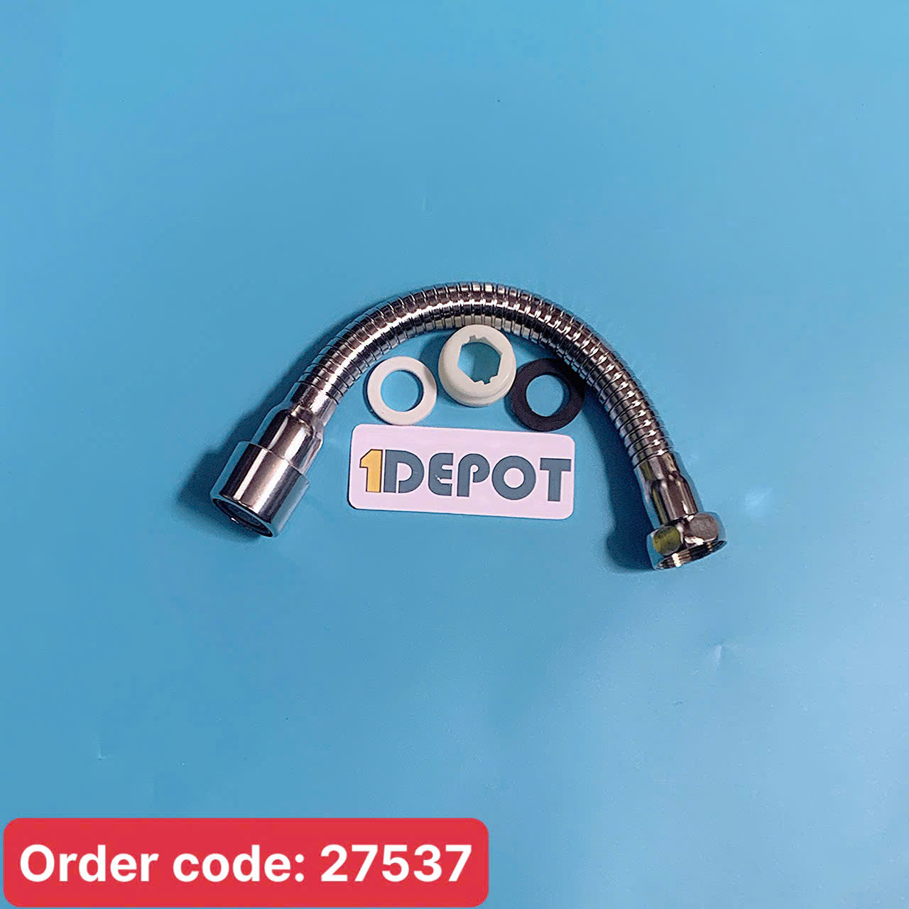 Ống nối dài gắn vòi nước  dài 20cm, inox 201