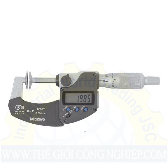 Panme đo ngoài điện tử đầu đĩa Mitutoyo 323-250-30, 0-25mm/0.001mm