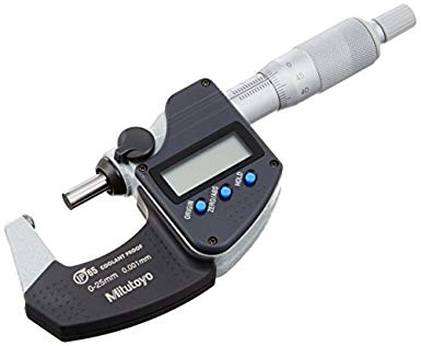 Panme đo ngoài điện tử đo độ dầy ống Mitutoyo 395-371-30, 0-1