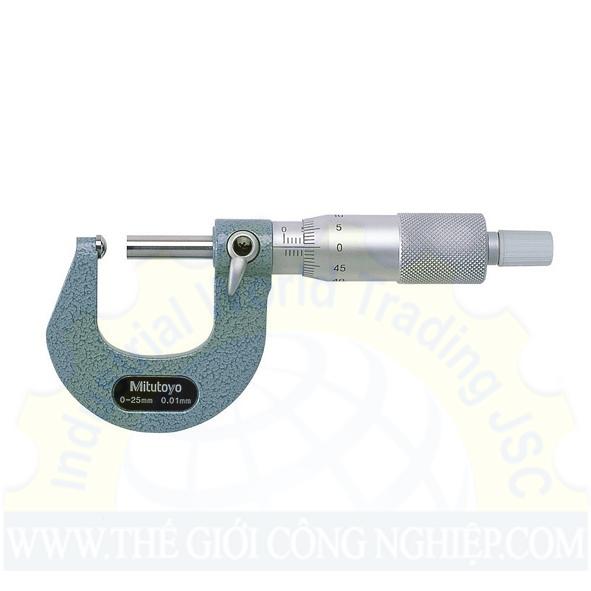 Panme đo ống Mitutoyo 115-115, 0-25/0.01mm (1 đầu cầu)