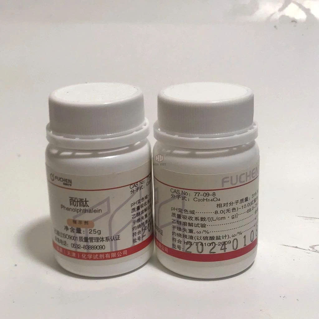 Phenol phtalein C20H14O4-FC lọ 25g