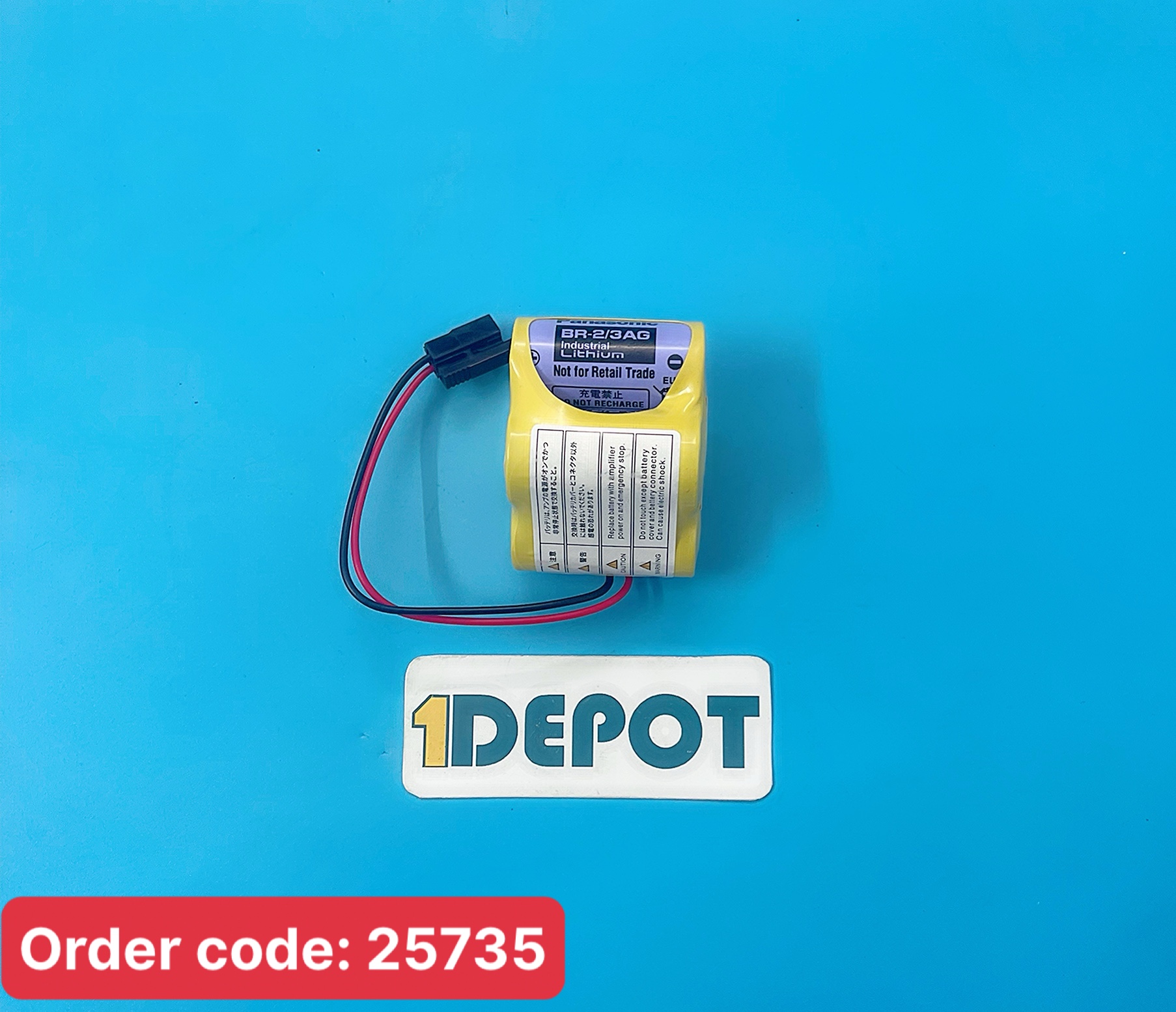 Pin nuôi nguồn 6V 2900mAh PANASONIC BR-2/3AGCT4A