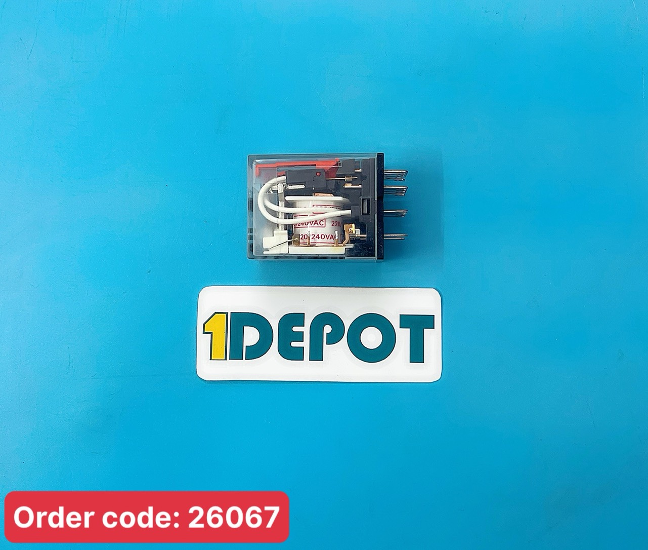 Relay kiếng Omron MY4N -GS 220/240 VAC, 14 chân dẹp, 220V 3A