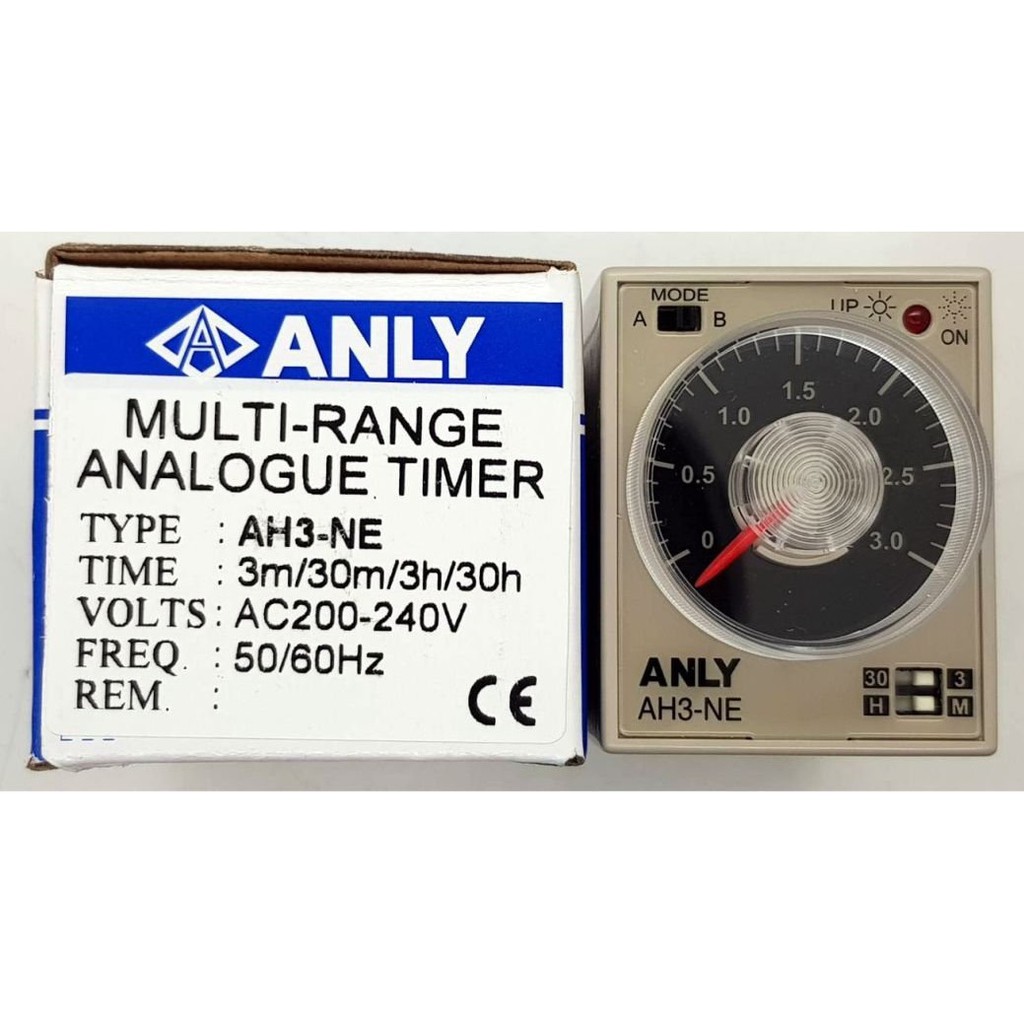 Rơ le thời gian (Timer) Anly AH3-NE