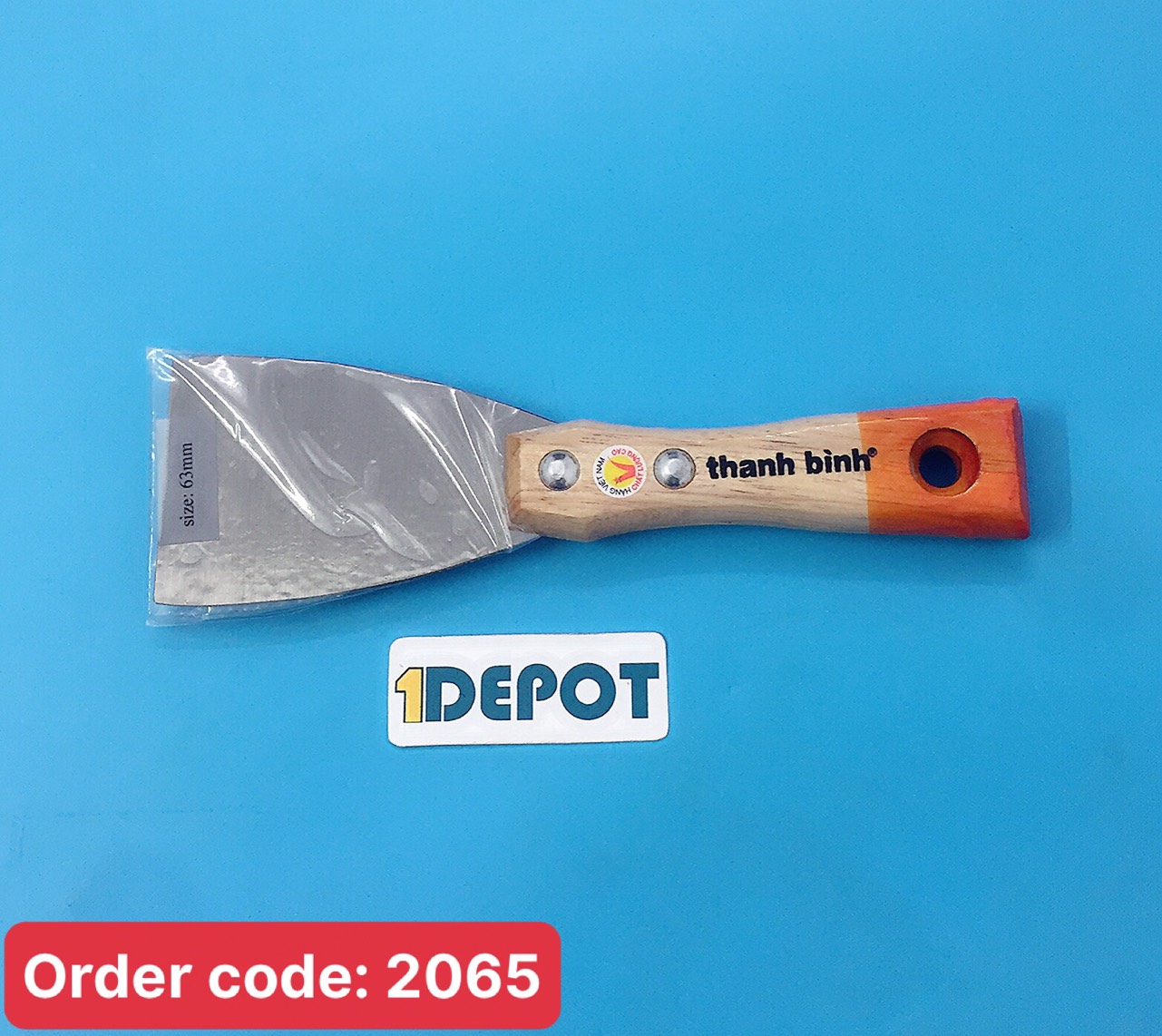 Sủi Thanh Bình 3SG03, loại cán gỗ kích thước 212mm x 64mm x 19mm
