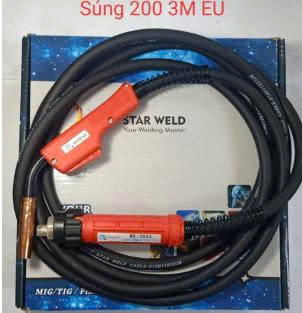 Súng hàn mig kiểu pana 200A dây 3m