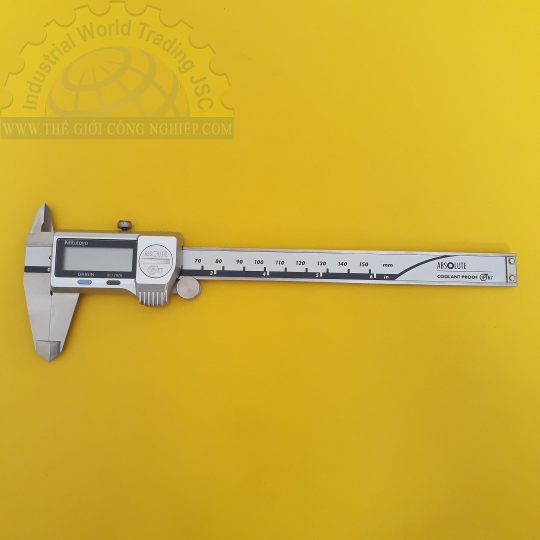 Thước cặp điện tử Mitutoyo 500-752-20, dải đo 0-6”/0-150mm, vạch chia 0.01mm (IP67)