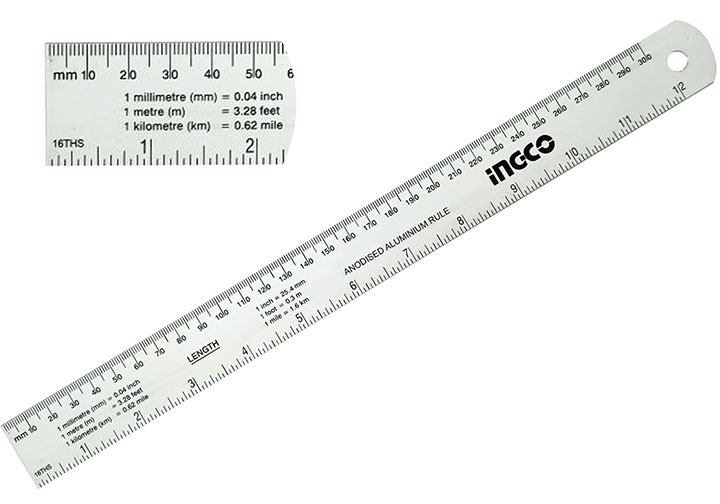Thước nhôm Ingco HSR23002 30cm