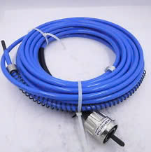 Trục dây mềm vệ sinh lồng ống đồng chiller Goodway GTC-703-45, dài 13,7m