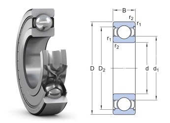 Bạc đạn SKF 6203-2Z