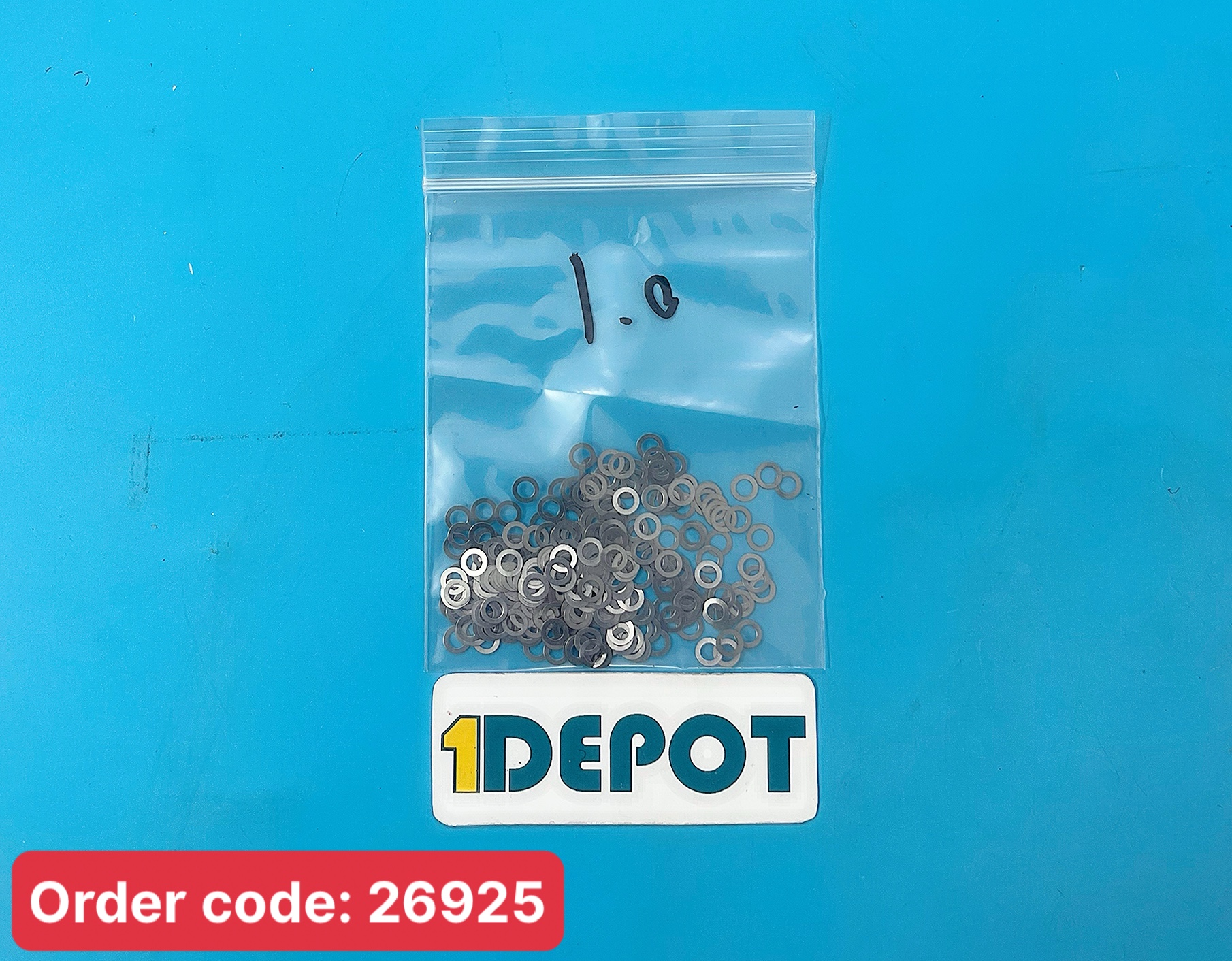 Vòng đệm long đền shim 0,1 mm, đường kính ngoài 5mm, đường kính trong 3mm, chất liệu thép không gỉ