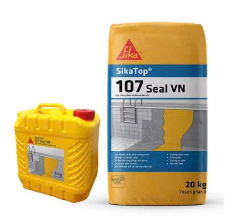 Vữa chống thấm Sikatop Seal 107 25 kg/bộ (A + B)